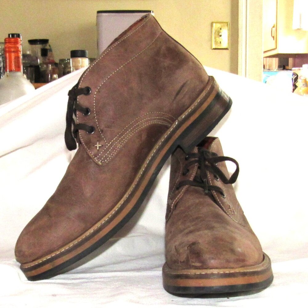 WOLVERINE 1883 Francisco Brown Chukka Boot Men 10.5 W00768 Leather Boots Lace Up